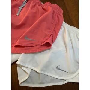 Lot of 2 Nike Dri-FIT Brief-Lined Running Shorts | Zip Pocket  - (Women's M)